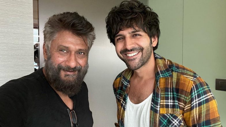 Vivek Agnihotri Shares Photos with Kartik Aaryan and Says ‘Outsiders from Gwalior Who Made It on Their Own Terms’