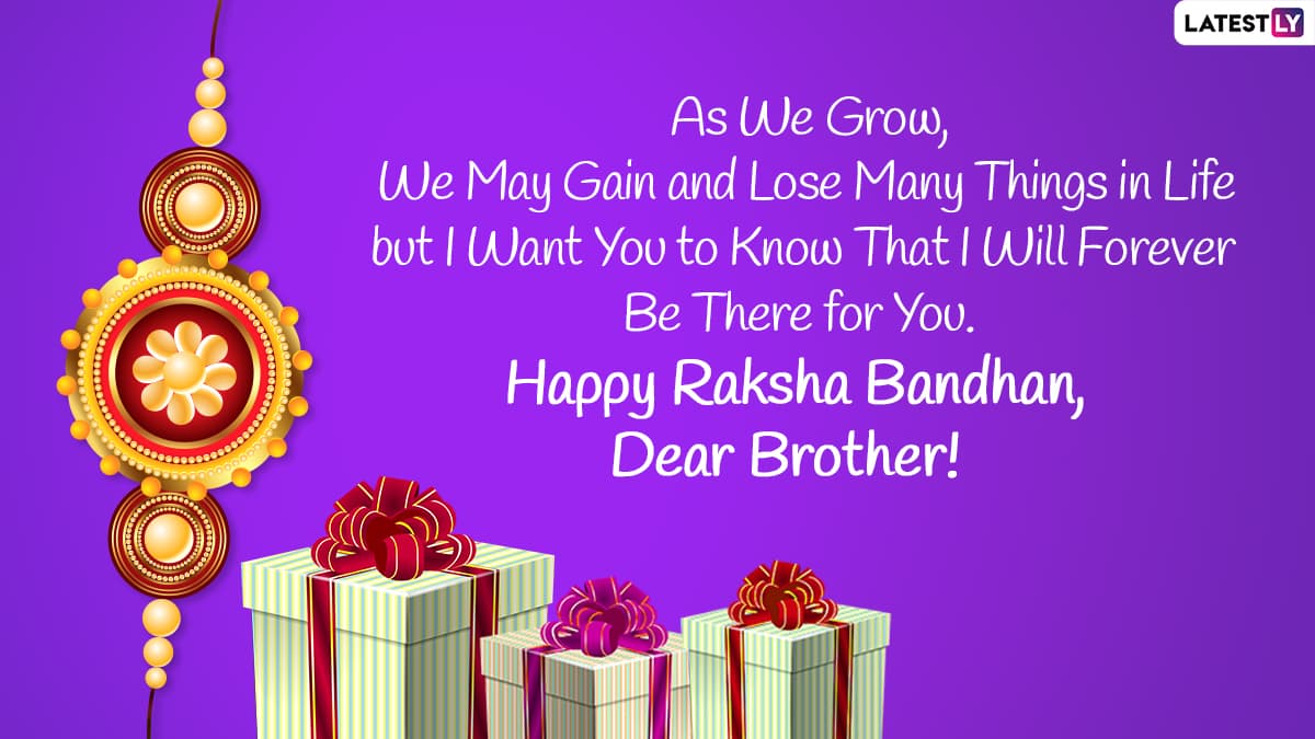 Happy Rakhi 2022 Wishes & Raksha Bandhan Images: Festive Greetings ...