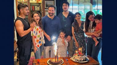 Saif Ali Khan’s 52nd Birthday Celebration! Soha Ali Khan Shares Exclusive Birthday Party Pictures and Its Unmissable