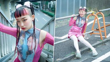Japanese Pop Singer Utaha Wears Rajesh Khanna's Face Print on Her Pink Dress; Netizens Flood Comment Section With Surprising Reactions!