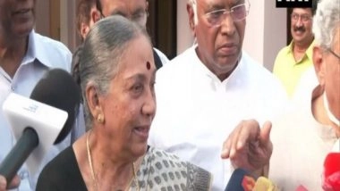 India News | Margaret Alva Congratulates Dhankar, Says Support to BJP Damaged Credibility of Some Opposition Parties