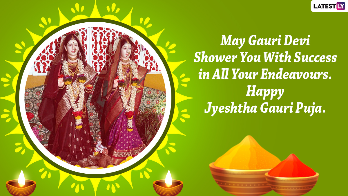 Jyeshtha Gauri Pujan 2022 Images for Avahana: Wish Happy Jyeshtha ...