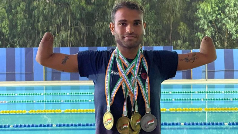 Suyash Jadhav at Commonwealth Games 2022, Swimming Live Streaming Online: Know TV Channel & Telecast Details for Men's 50m Freestyle S7 Final of CWG Birmingham