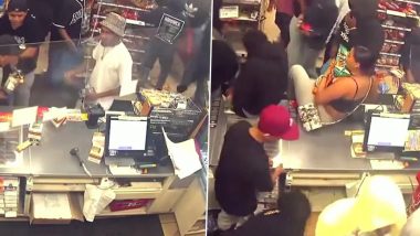Los Angeles: Video Showing ‘Flash Mob’ of Looters Ransacking 7-Eleven Store Goes Viral (Watch Video)