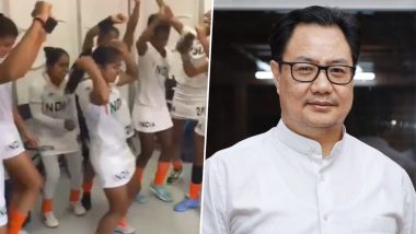 Kiren Rijiju Reacts To Indian Women's Hockey Team's Victory Dance Celebrations After Bronze Medal At CWG 2022 (Watch Video)