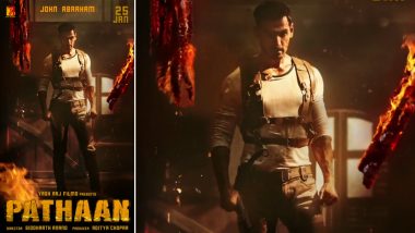 Pathaan: John Abraham’s Rough and Tough Avatar in Shah Rukh Khan, Deepika Padukone-Starrer Unveiled! (View Motion Poster)