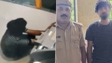 Agra Police Catches Thief Who Was Trying to Steal Money From ATM; Watch Video