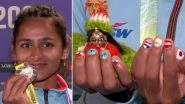 CWG 2022: Priyanka Goswami Proud After Winning Silver in Women&rsquo;s 10,000m Race Walk Finals, Shows Off Nail Paint Based on All Countries She Has Competed In