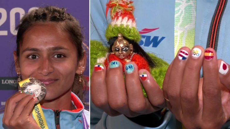 CWG 2022: Priyanka Goswami Proud After Winning Silver in Women’s 10,000m Race Walk Finals, Shows Off Nail Paint Based on All Countries She Has Competed In