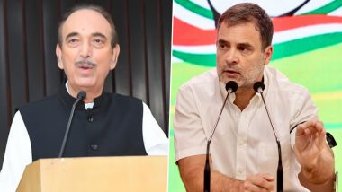 Ghulam Nabi Azad in Resignation Letter: Congress Party Election a Farce and Sham; Rahul Gandhi Immature and Coterie Running the Show