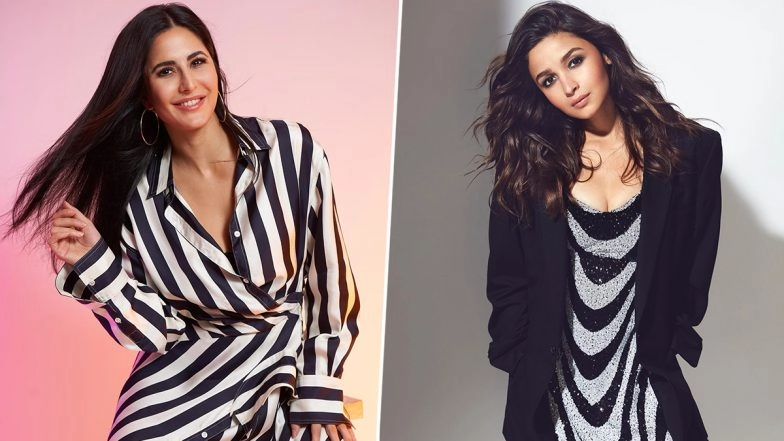 Fashion Faceoff: Alia Bhatt or Katrina Kaif, Whose Black and White Striped Outfit Will You Pick?