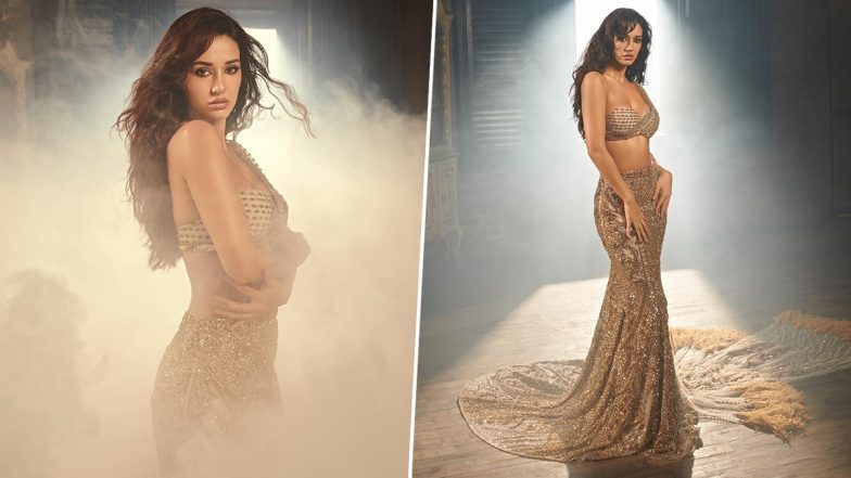 Disha Patani Looks Straight Out of a Fairytale in Sparkling Desi Couture (View Pics)