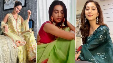 Hartalika Teej 2022 Outfit Ideas: From Hina Khan to Disha Parmar, Let These Beautiful TV Stars Show You How To Wear Green Stylishly!