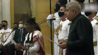 Jagdeep Dhankhar Takes Oath As 14th Vice President of India