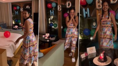 Vatsal Sheth Gives a Special Surprise to Wife Ishita Dutta on Her Birthday in Thailand! (Watch Video)