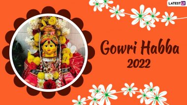 Gowri Habba 2022 Greetings & HD Images: WhatsApp Stickers, Wallpapers and SMS for the Auspicious Hindu Festival Celebrated in Karnataka