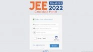 JEE Advanced Admit Card 2022 Released at jeeadv.ac.in; Know How To Download