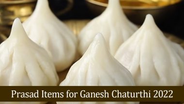 Ganesh Chaturthi 2022 Bhog List: From Modak to Satori, 5 Items That Are Must As Prasad for the Ganpati Puja