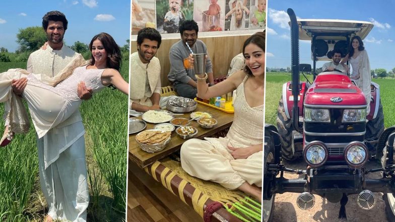 Liger: Vijay Deverakonda and Ananya Panday Go Desi in Chandigarh Ahead of Coka 2.0 Song Launch (View Pics)