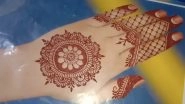 Last-Minute Hartalika Teej 2022 Mehndi Designs: Easy and Beautiful Mehandi Patterns To Adorn Your Hands for Hindu Festival