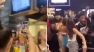 Gang of 50 Youths Charges Into McDonald's Restaurant in Nottingham City, Stealing Food and Soft Drinks; Watch Video