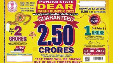 Punjab State Dear Rakhi Bumper Lottery Result 2022: Know Prize Money and Other Details; Check Punjab Lottery Live Draw Winners' List Here