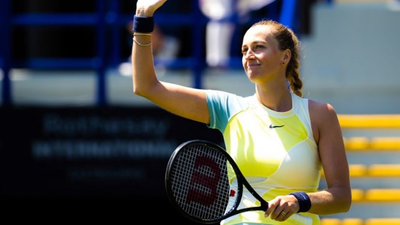 Western and Southern Open 2022: Češka Petra Kvitová porazila Jabera a dostala se do čtvrtfinále