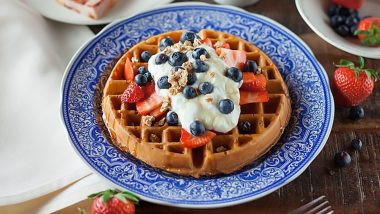 National Waffle Day 2022: From Belgian to Hong Kong, 5 Types of Waffles to Celebrate this Iconic International Treat (Watch Recipe Videos)