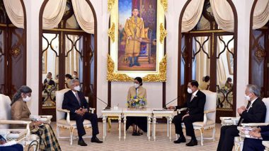 World News | Jaishankar Meets Thailand PM, Conveys Greetings of PM Modi