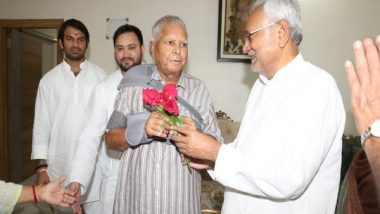 India News | Bihar CM Nitish Kumar and Lalu Prasad Yadav First Meet After New Government Formation