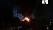 India News | Massive Fire Breaks out in Chennai Warehouse