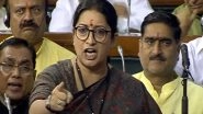 India News | Illegal Bar Row: Goa MLA Writes to PM Modi, Demands Dismissal of Union Minister Smriti Irani