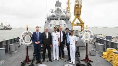 World News | Members of German Parliament Visit Western Naval Command in Mumbai
