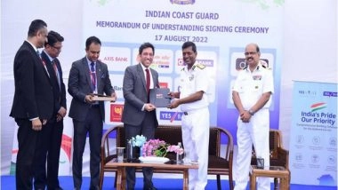 India News | Indian Coast Guard Signs MoU with 8 Banks Including IDFC First