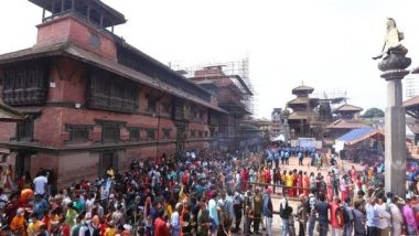 World News | Devotees Throng Krishna Temple in Nepal on Janmashtami