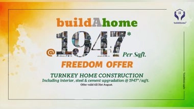 Business News | BuildAhome's Special Freedom Offer Extended Till August 31