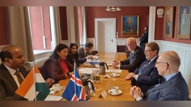 World News | MoS Lekhi Meets Icelandic Parliament Speaker, Discusses Parliamentary Cooperation