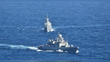 World News | INS Tarkash Participates in Maritime Exercise with Brazilian Navy