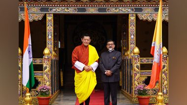 World News | Indian Ambassador to Bhutan Sudhakar Dalela Presents Credentials to Bhutanese King