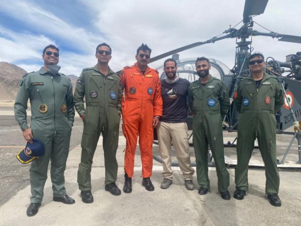 World News | Indian Air Force Rescues Israeli National in Ladakh