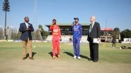 Sports News | Zim Vs Ind, 3rd ODI: Visitors Win Toss, Opt to Bat First
