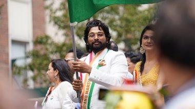 Entertainment News | Allu Arjun Represents Country as Grand Marshal at Annual Indian Day Parade in New York