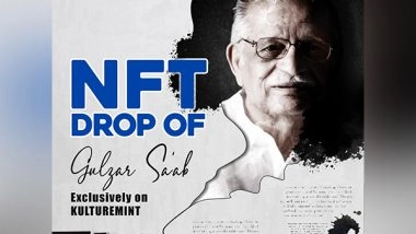 Business News | Gulzar X Kulturemint: Maestro Forays into NFTs by Collaborating with Brand New NFT Marketplace
