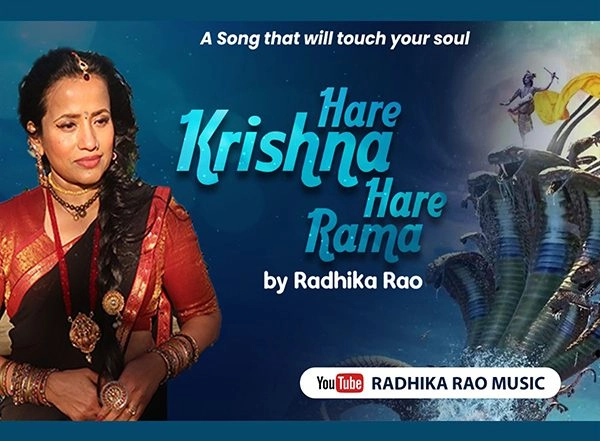 Business News | Indian Playback Singer Radhika Rao's Bhajan 'Hare Krishna Hare Rama' Mesmerized Krishna Devotees on Janmasthami