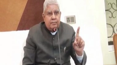 India News | Targeting Judges in Public Domain Calls for 'exemplary Containment' Says VP Dhankhar