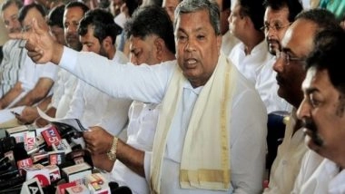India News | Senior Congress Leader Siddaramaiah Clarifies He Did Not Eat Non-veg Food Before Going to Temple