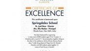 Business News | Springdales School of New Delhi Gets Included in World Book of Records