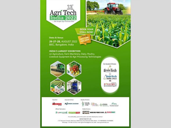 Business News | Media Today Group Set to Host 13th India Agritech Expo 2022 Edition in Bangalore - Vimarsana News