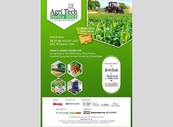 Business News | Media Today Group Set to Host 13th India Agritech Expo 2022 Edition in Bangalore