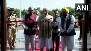 India News | PM Modi Inaugurates Homi Bhabha Cancer Hospital and Research Centre in Punjab's Mohali